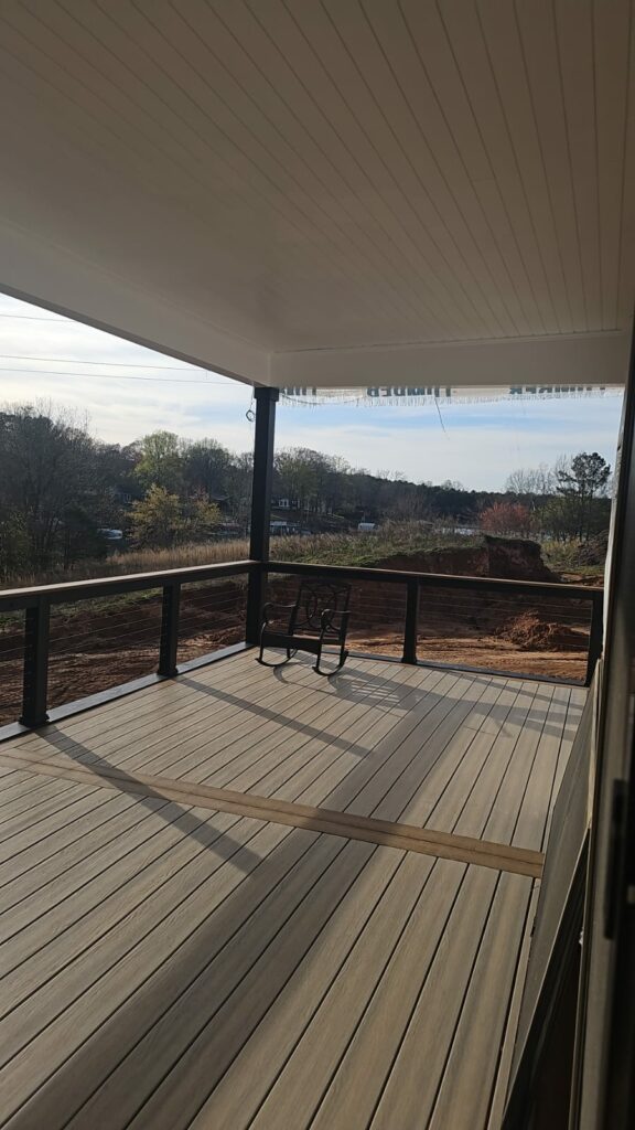 Custom outdoor living space design near Charlotte, NC.